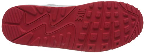 Nike Air MAX 90, Zapatillas para Correr Hombre, White Hyper Red Black, 44 EU