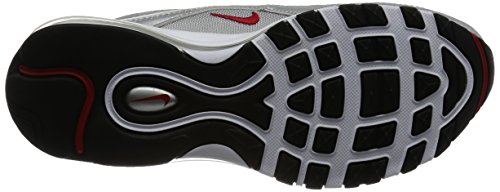 Nike Air MAX 97 OG QS Silver Bullet La Silver - Metallic Silver/Varsity Red Trainer Size 10 UK