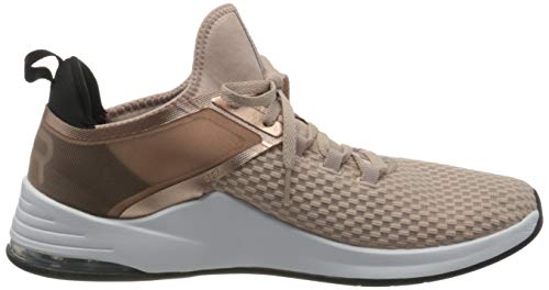 Nike Air MAX Bella 2, Zapatillas de Deporte Mujer, Beige Stone Mauve Metallic Silver Bl 200, 44 EU