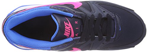 Nike Air MAX Command (GS), Zapatillas de Running para Niñas, Negro/Rosa/Azul (Obsidian/Pink Pow-Photo Blue), 38 EU