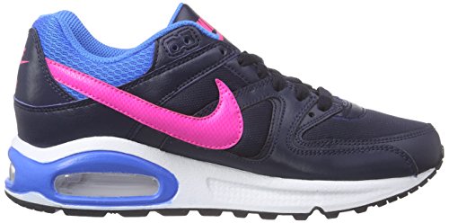 Nike Air MAX Command (GS), Zapatillas de Running para Niñas, Negro/Rosa/Azul (Obsidian/Pink Pow-Photo Blue), 38 EU