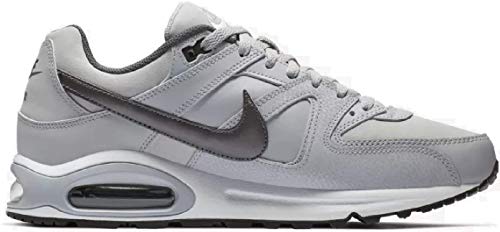 Nike Air Max Command Leather, Zapatillas de Running para Hombre, Gris (Gris (Wolf Grey/Mtlc Dark Grey-Black-White)), 42 1/2 EU