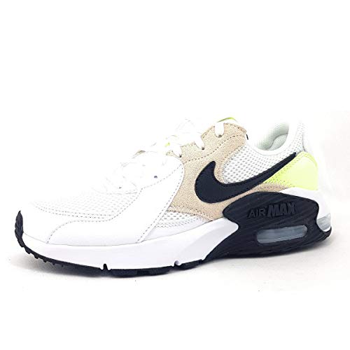 Nike Air MAX Excee, Zapatillas para Caminar Mujer, White Black Barely Volt Lt Ore, 39 EU