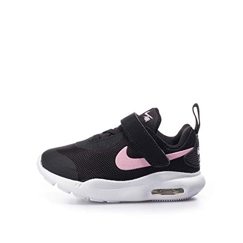 Nike Air MAX Oketo, Running Shoe Boys, Negro/Rosa/Blanco, 30 EU