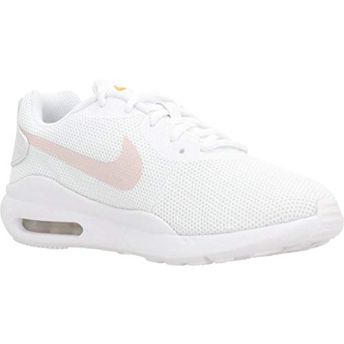 Nike Air MAX Oketo, Running Shoe Mujer, Blanco/Polen Libre/Rosado Ligero, 38 EU
