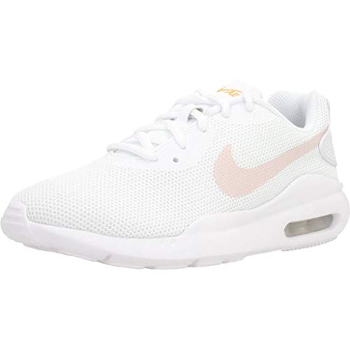 Nike Air MAX Oketo, Running Shoe Mujer, Blanco/Polen Libre/Rosado Ligero, 38 EU