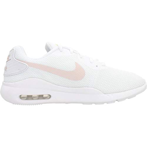 Nike Air MAX Oketo, Running Shoe Mujer, Blanco/Polen Libre/Rosado Ligero, 38 EU