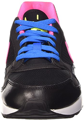 Nike Air MAX ST (GS), Zapatillas de Running Mujer, Negro/Rosa/Blanco/Azul (Black/Pink Pow-White-PHT Blue), 38.5 EU