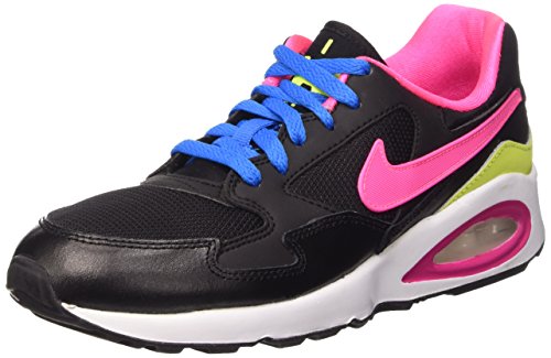 Nike Air MAX ST (GS), Zapatillas de Running Mujer, Negro/Rosa/Blanco/Azul (Black/Pink Pow-White-PHT Blue), 38.5 EU