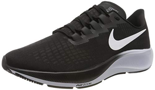 Nike Air Zoom Pegasus 37, Zapatillas de Running Hombre, Negro Blanco, 44 EU
