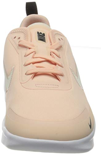 Nike Amixa, Sneaker Mujer, Washed Coral/Pale Ivory-Black-White, 38.5 EU