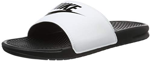 NIKE Benassi JDI, Chanclas Unisex Adulto, Blanco (White/Black Black), 40 EU