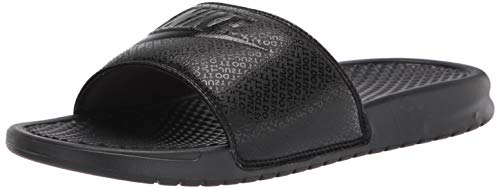 NIKE Benassi JDI, Chanclas Unisex Adulto, Negro Black White, 42.5 EU