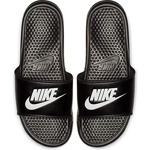 Nike Benassi JDI Chanclas, Unisex Adulto, Negro (Black/White), 40 EU