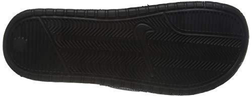 Nike Benassi JDI Print, Sandal Mujer, Black/White, 38 EU