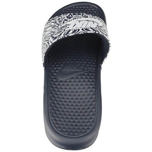 Nike Benassi JDI Print, Zapatillas de Gimnasia para Hombre, Gris (Obsidian/Pure Platinum 403), 44 EU