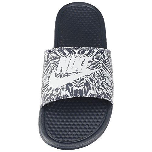 Nike Benassi JDI Print, Zapatillas de Gimnasia para Hombre, Gris (Obsidian/Pure Platinum 403), 44 EU