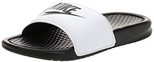 Nike Benassi JDI, Sandal Mens, White/Black/Black, 37.5 EU