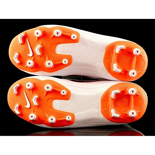 Nike Bota Mercurial Superfly VI Academy MG Junior Talla 33.5 JR, Color Blanco, Naranja Flúor