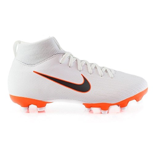 Nike Bota Mercurial Superfly VI Academy MG Junior Talla 33.5 JR, Color Blanco, Naranja Flúor