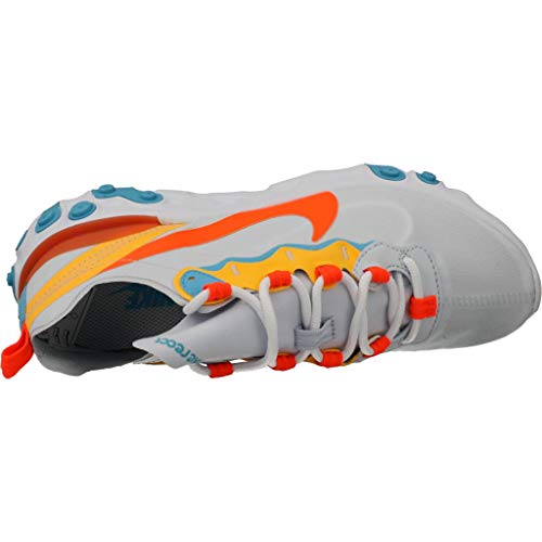 NIKE Bq2728-011, Sneaker Mujer, Football Grey Hyper Crimson Blue Fury, 40 EU