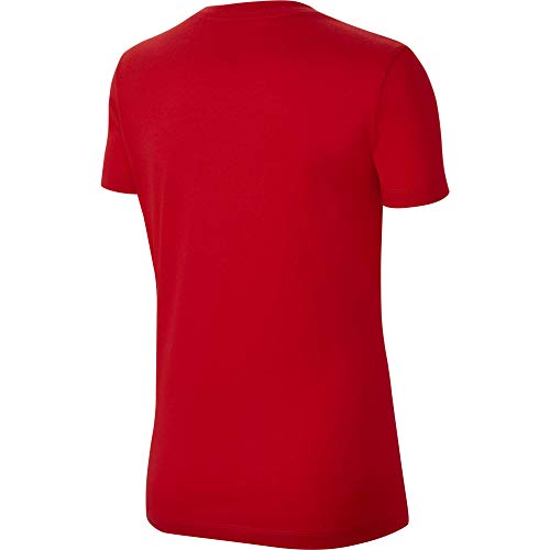 NIKE Camiseta para Mujer Team Club 20 tee, Mujer, Camiseta, CW6967-657, Rojo/Blanco, Small