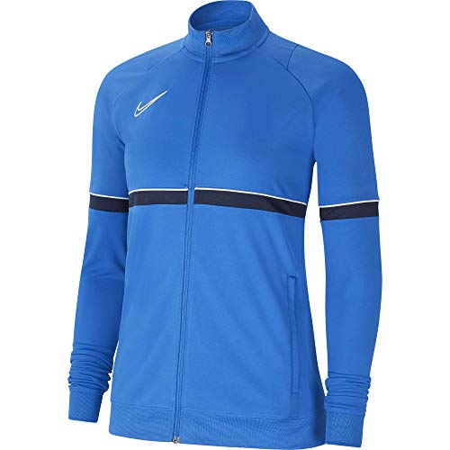 NIKE Chaqueta para mujer Academy 21 Track Jacket, Mujer, CV2677-463, azul/blanco/negro, extra-small