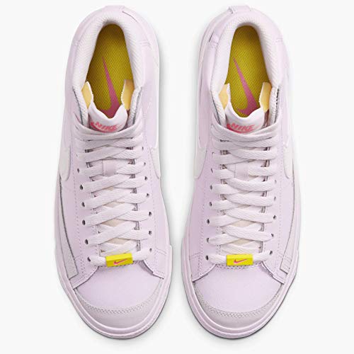 Nike Chaqueta para mujer mediados del 77 casual de moda para mujer Cz0376-500, morado (Violeta/Rosa/Amarillo), 36 EU