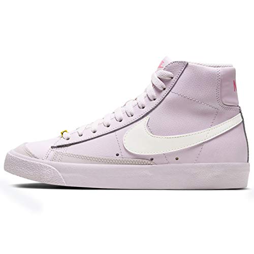 Nike Chaqueta para mujer mediados del 77 casual de moda para mujer Cz0376-500, morado (Violeta/Rosa/Amarillo), 36 EU