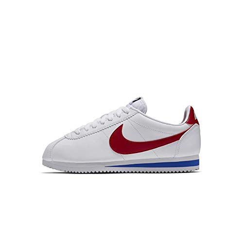 Nike Classic Cortez Leather, Zapatillas Mujer, Blanco (White/Varsity Red-Varsity Royal 103), 38 EU
