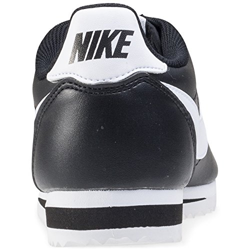 Nike Classic Cortez Leather, Zapatillas Mujer, Negro (Black/White/White 010), 38 EU