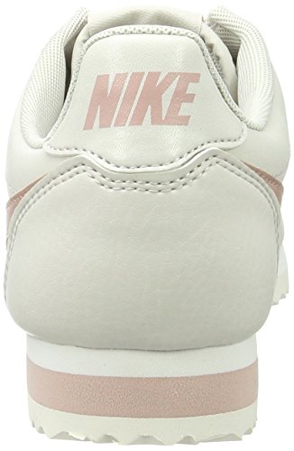 Nike Classic Cortez Leather, Zapatillas para Mujer, Beige (Lt Bone/Particle Pink/Summit White), 39 EU