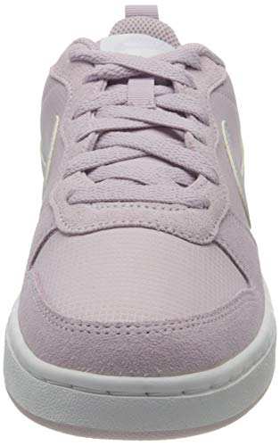 Nike Court Borough Low 2 PE (GS), Zapatillas de Baloncesto. Niños, Ice Lilac Barely Grape White, 38.5 EU