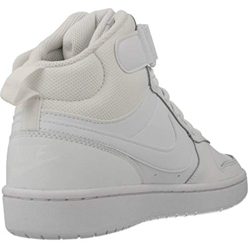 Nike Court Borough Mid 2 (GS), Sneaker, White/White-White, 38 EU