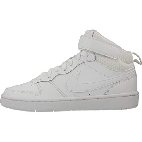 Nike Court Borough Mid 2 (GS), Sneaker, White/White-White, 38 EU