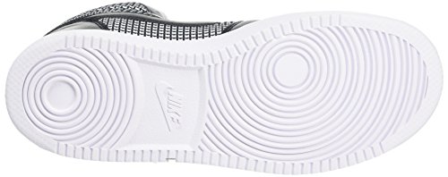 Nike Court Borough Mid SE, Zapatillas Altas para Mujer, Blanco (White/Black), 40.5 EU