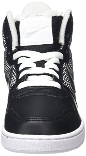 Nike Court Borough Mid SE, Zapatillas Altas para Mujer, Blanco (White/Black), 40.5 EU