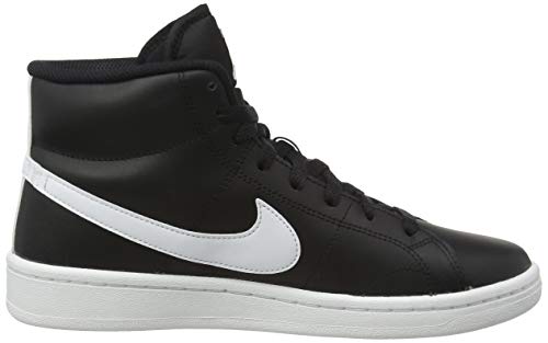 Nike Court Royale 2 Mid, Zapatillas Mujer, Negro Blanco, 40.5 EU