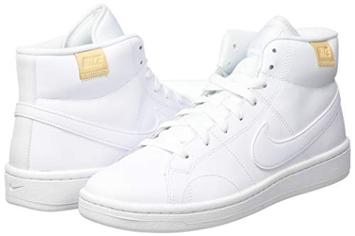 Nike Court Royale 2 Mid, Zapatos de Tenis Mujer, Bianco, 37.5 EU
