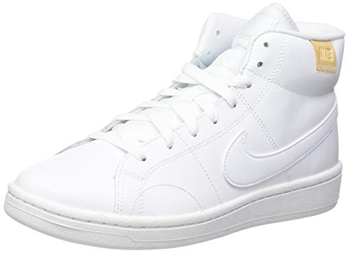 Nike Court Royale 2 Mid, Zapatos de Tenis Mujer, Bianco, 37.5 EU