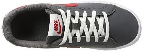 Nike Court Royale GS, Zapatillas de Gimnasia para Niñas, Gris (Dk Grey/Univ Red/White), 38 EU