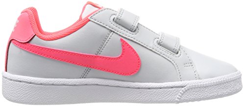 Nike Court Royale (PS), Zapatillas para Niñas, Gris (Pure Platinum/Hot Punch-White), 33 EU