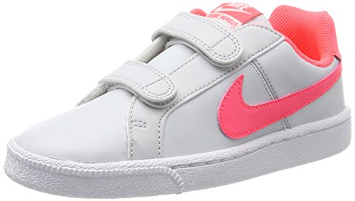 Nike Court Royale (PS), Zapatillas para Niñas, Gris (Pure Platinum/Hot Punch-White), 33 EU
