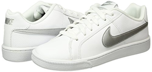 Nike Court Royale, Zapatillas para Mujer, Blanco (White / Metallic Silver), 38 EU