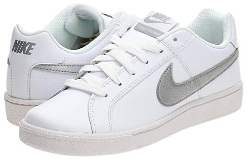 Nike Court Royale, Zapatillas para Mujer, Blanco (White / Metallic Silver), 39 EU