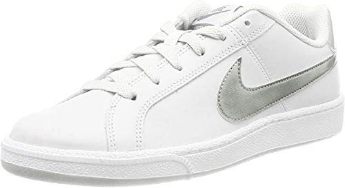 Nike Court Royale, Zapatillas para Mujer, Blanco (White / Metallic Silver), 39 EU