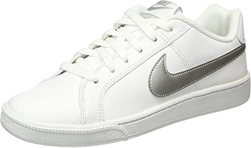 Nike Court Royale, Zapatillas para Mujer, Blanco (White / Metallic Silver), 39 EU