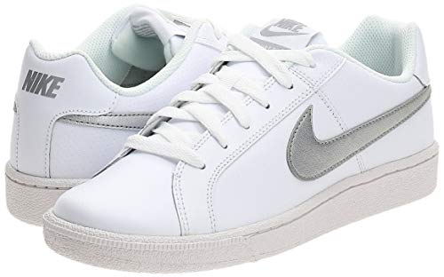 Nike Court Royale, Zapatillas para Mujer, Blanco (White / Metallic Silver), 40 EU