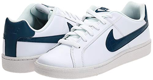 Nike Court Royale, Zapatillas para Mujer, Blanco/Azul valeriana, 37.5 EU