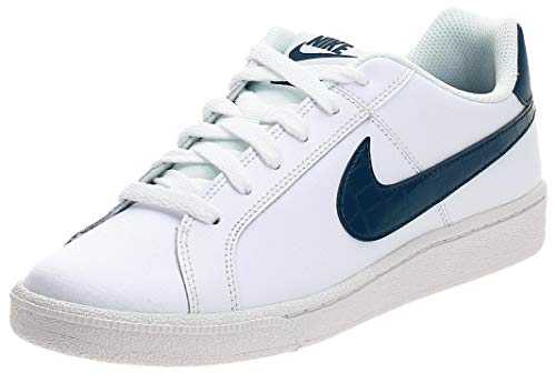 Nike Court Royale, Zapatillas para Mujer, Blanco/Azul valeriana, 37.5 EU